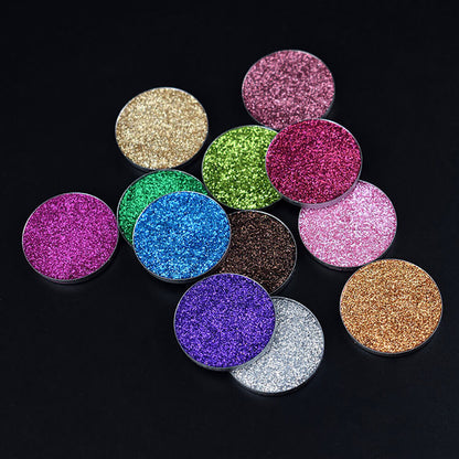 12 color eyeshadow glitter pressed eye shadow powder private label