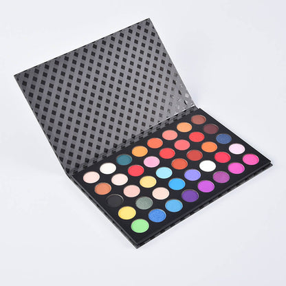 Paleta de sombras de ojos de 40 colores de alto pigmento