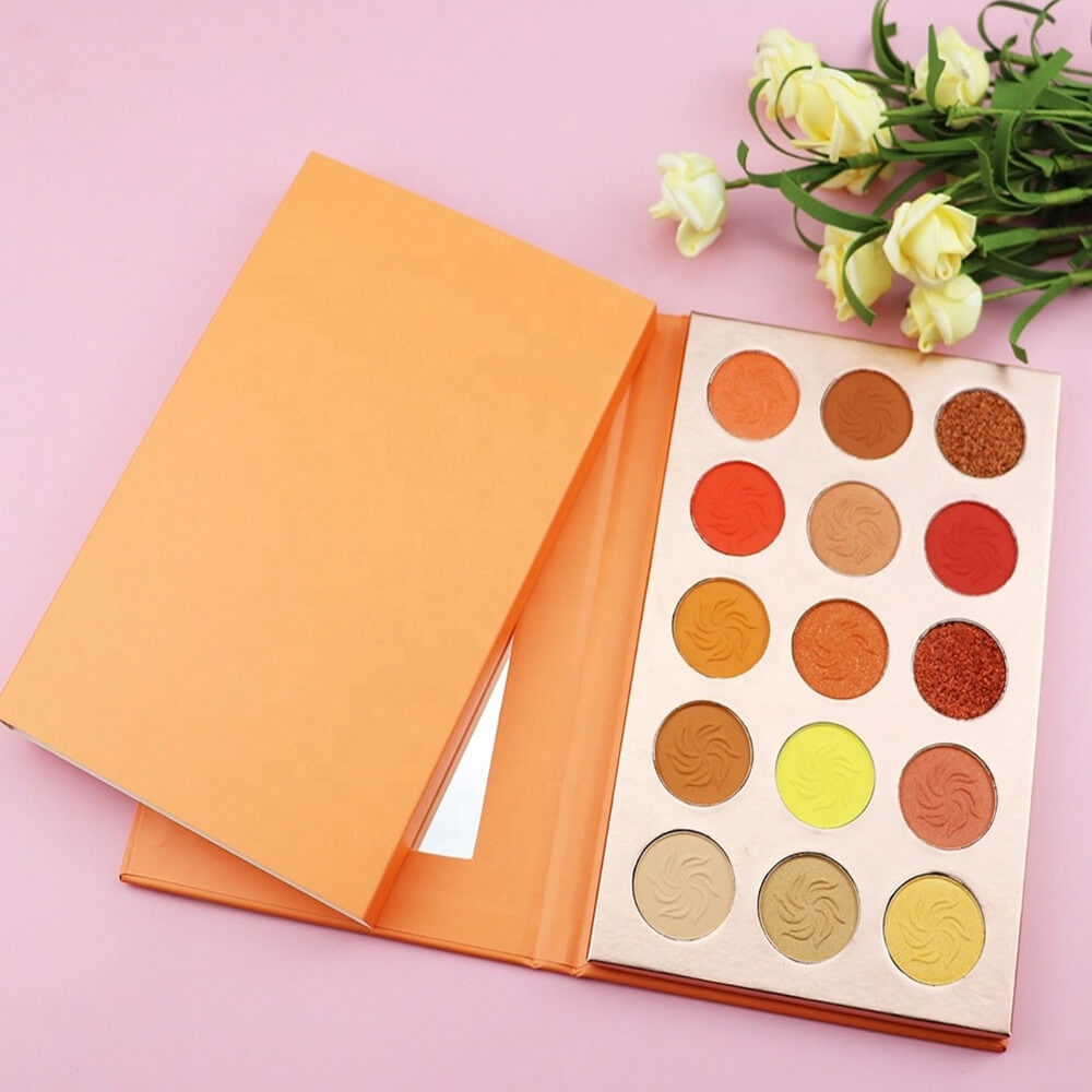 15 color eyeshadow palette waterproof vegan high pigmented