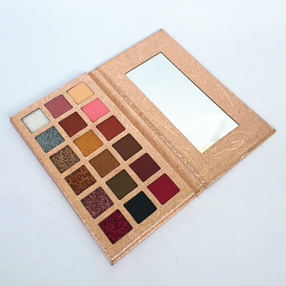 Paleta de sombras de ojos de 18 colores High Pigment Gold