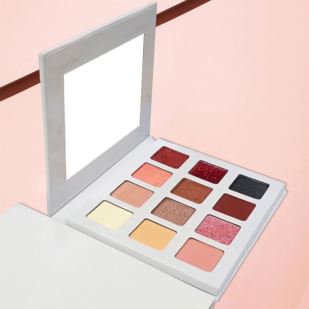 Paleta de sombras de ojos de 12 colores White Square