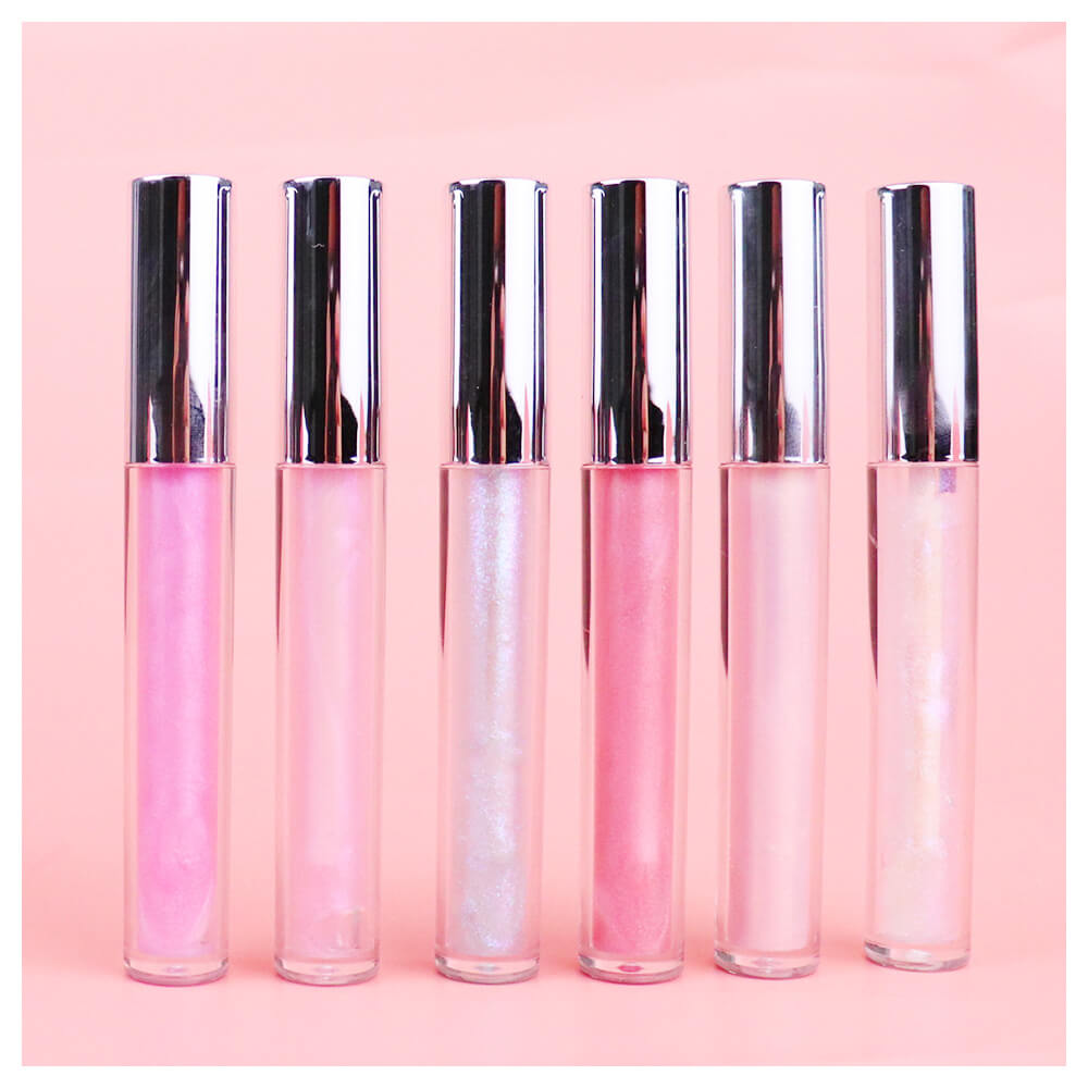 6 color lip gloss holographic shimmer