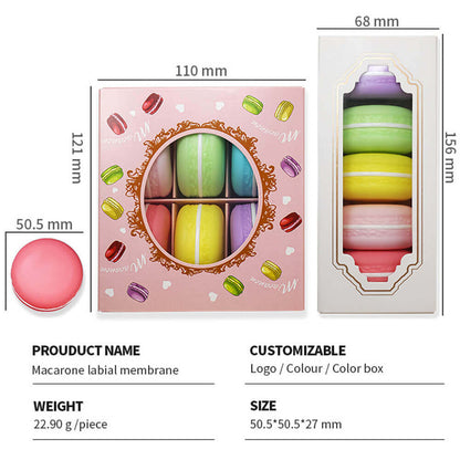 Mascarilla Labial 5 En 1 Hidratante Exfoliación Macaron