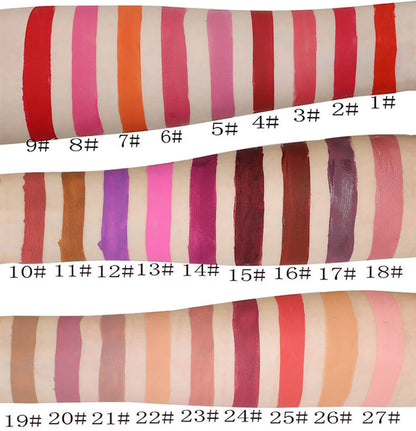 33 color liquid lipstick matte long lasting hot selling