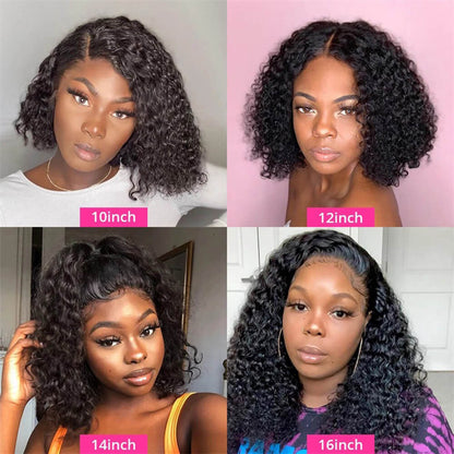 4 color wigs short curly hair daily women fashion