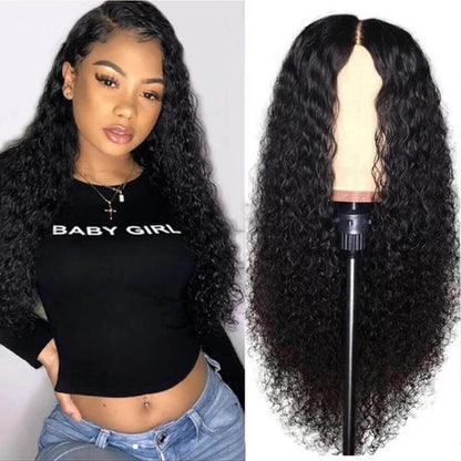 African black wigs long curly beauty hair easy to wear