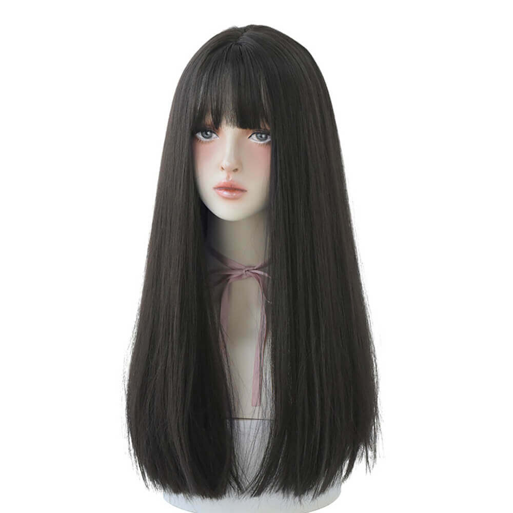 3 color wigs long straight hair 23 inch