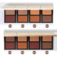 8 color dark contour powder bronzer shadow high pigmented