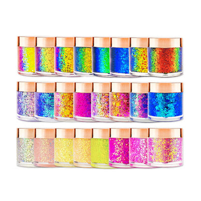 28 color eyeshadow gel eye shadow powder chameleon glitter