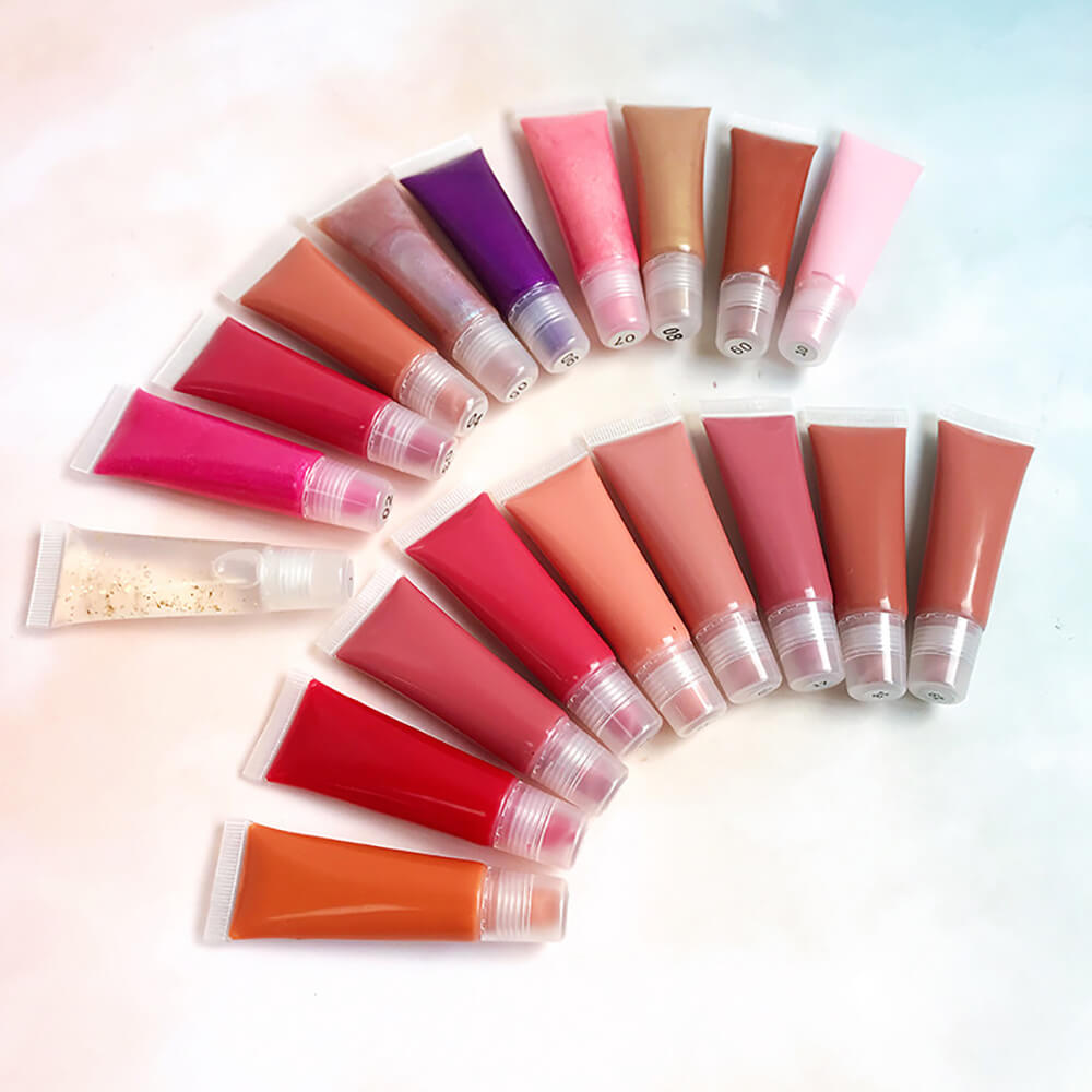 19 color jelly lip gloss nude lip plumping