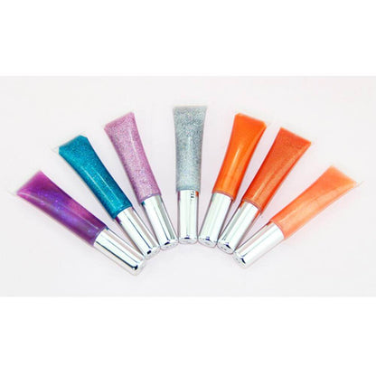 Tubo exprimidor de brillo labial de gelatina de 31 colores