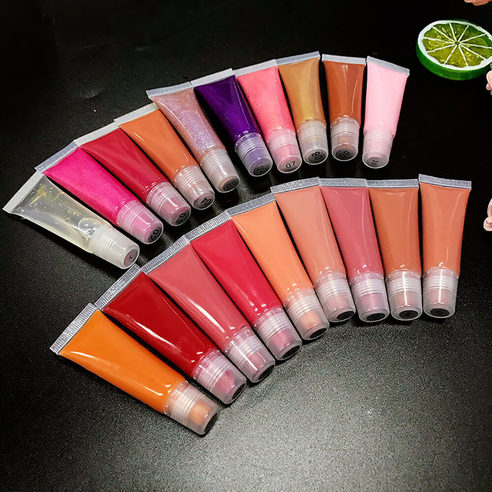 19 color jelly lip gloss nude lip plumping