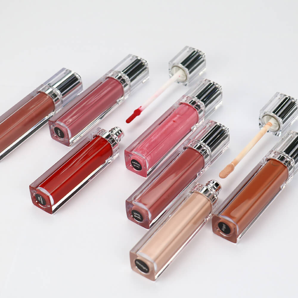 20 color nude lip gloss matte liquid lipstick long lasting silver tube