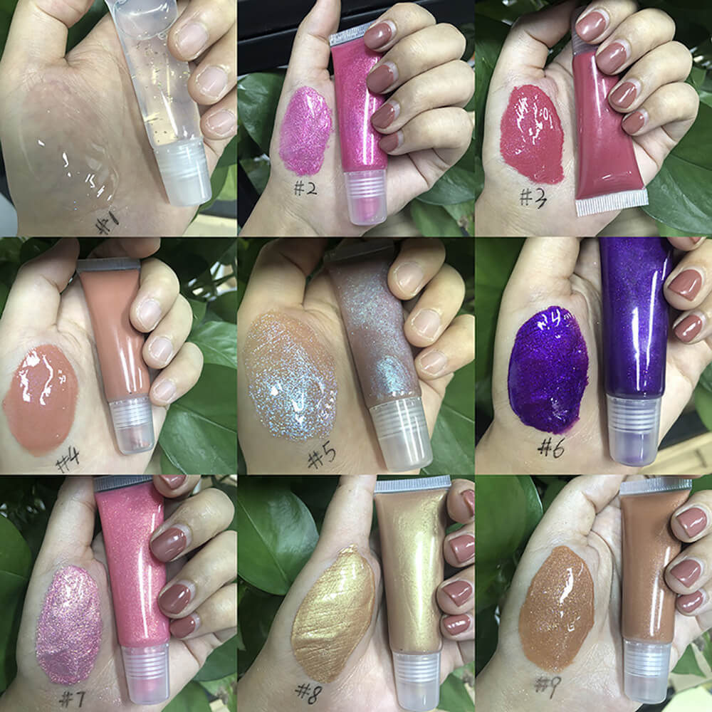 19 color jelly lip gloss nude lip plumping