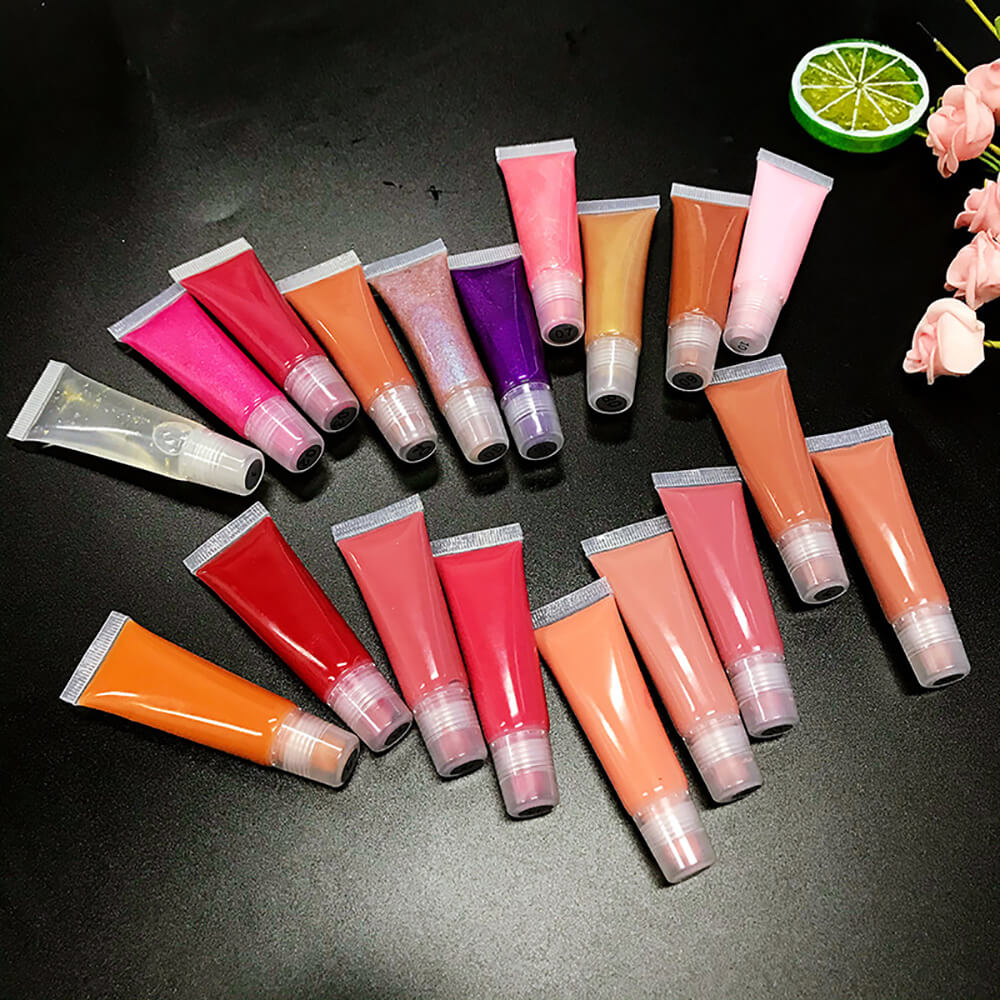 19 color jelly lip gloss nude lip plumping