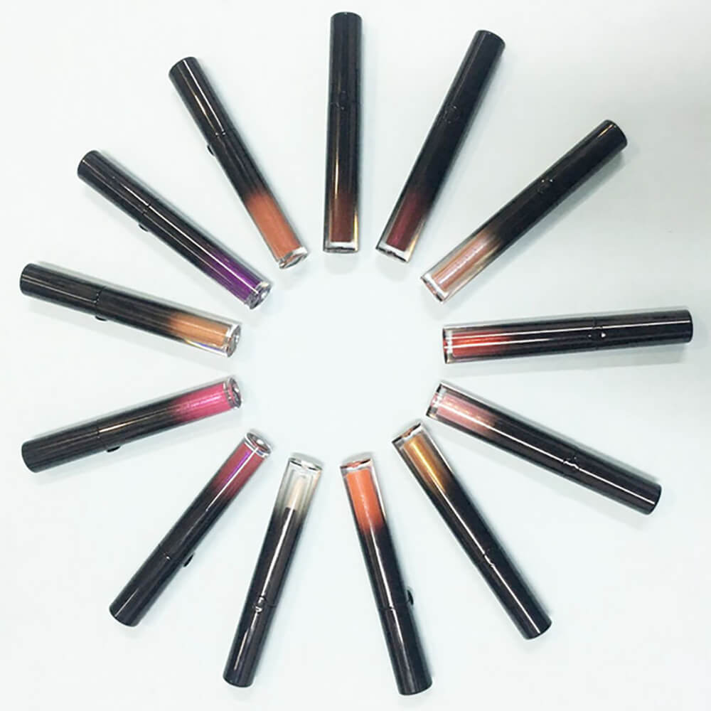 13 color lip gloss shimmer gradient tube